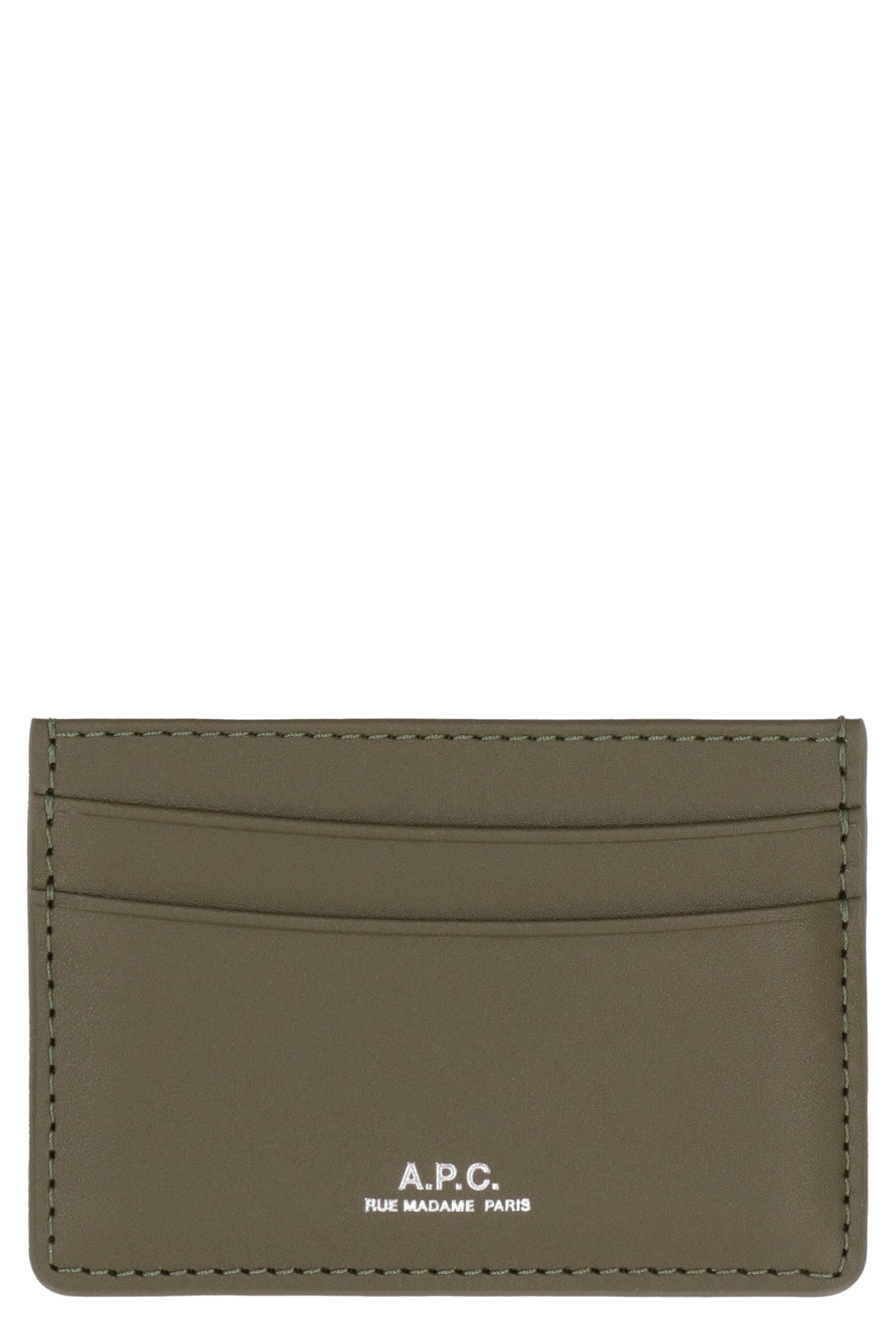 A.P.C. Mini Leather Card Holder with Four Slots