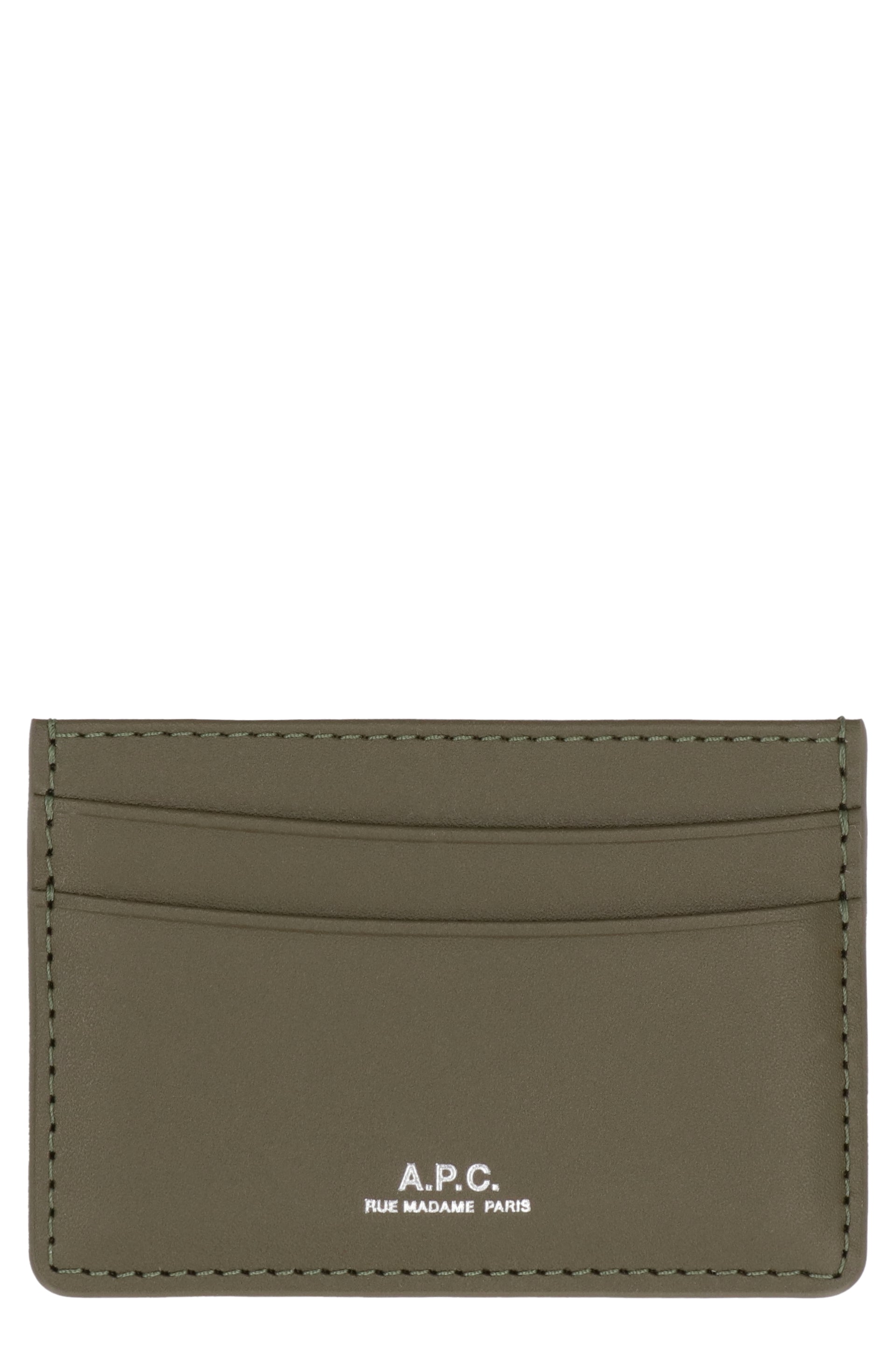 A.P.C. Mini Leather Card Holder with Four Slots