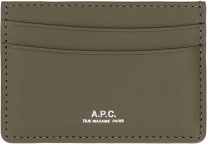 A.P.C. Mini Leather Card Holder with Four Slots