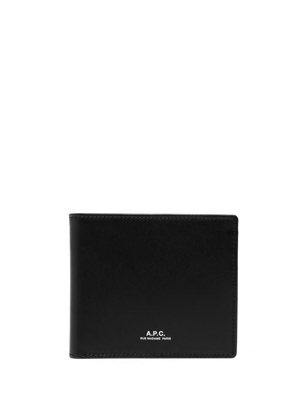 A.P.C. Smooth Leather Mini Wallet with Card Slots