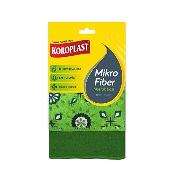Koroplast Microfiber Kitchen Cloth - Reusable, Effective Cleaning for Kitchen Surfaces