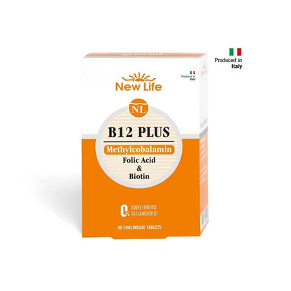 New Life B12 Plus - Methyl B12 Supplement | 60 Tablets