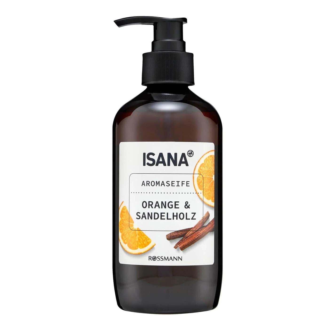 Isana Orange &amp; Sandalwood Liquid Soap for Soft Hands 350 ml