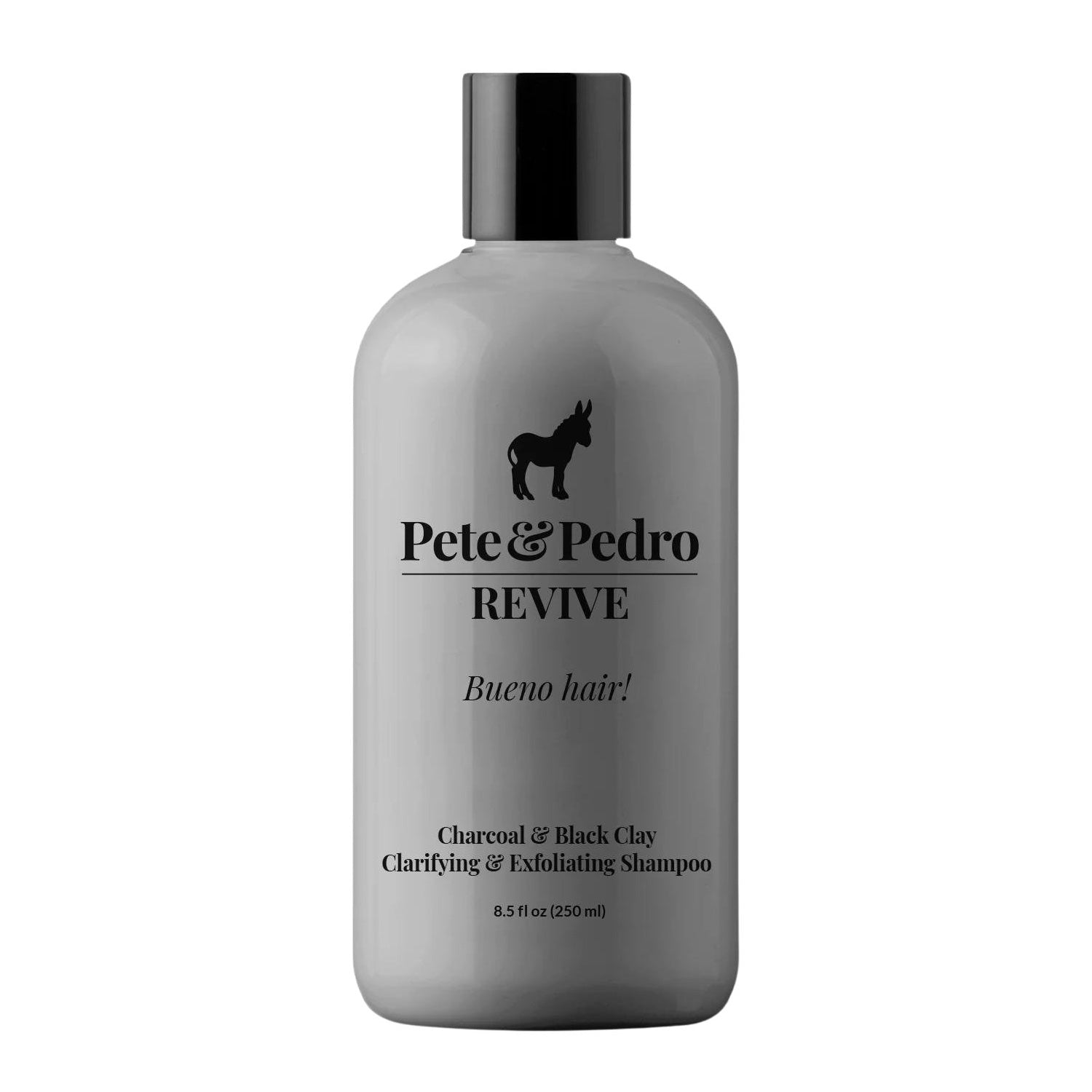 Pete &amp; Pedro REVIVE Black Clay &amp; Charcoal Clarifying &amp; Exfoliating Scalp Shampoo
