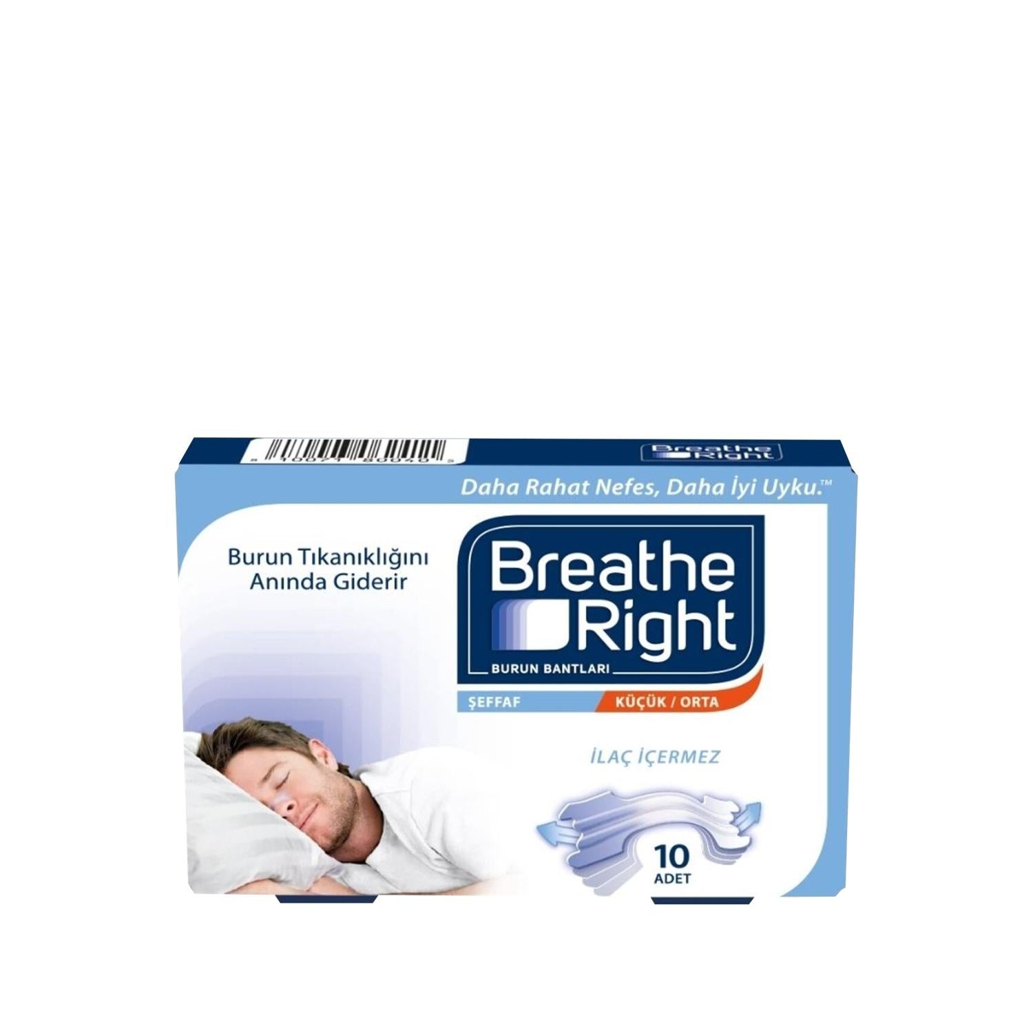 Breathe Right Clear Nasal Strips (10-Count): Drug-Free Congestion &amp; Snoring Relief - Instantly Improve Breathing for Sleep, Allergies &amp; Exercise