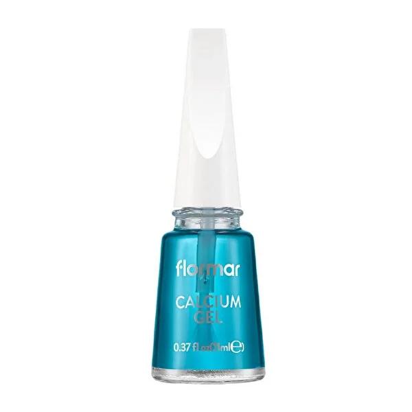 Flormar Nail Care Gel with Calcium - Strengthen &amp; Care for Healthy Nails - 11 ml