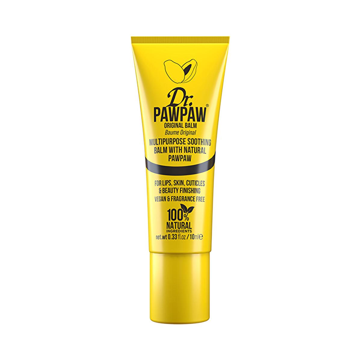 Dr. Pawpaw Original Balm 10 ml - 100% Natural Multipurpose Moisturizer for Lips, Skin, Eyebrows &amp; Nails