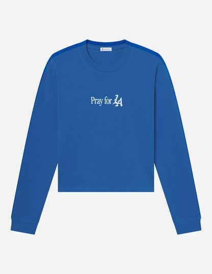 Pray for Los Angeles LS Heavyweight Tee
