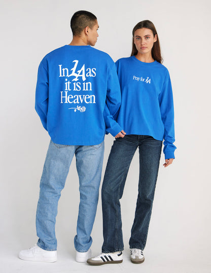 Pray for Los Angeles LS Heavyweight Tee