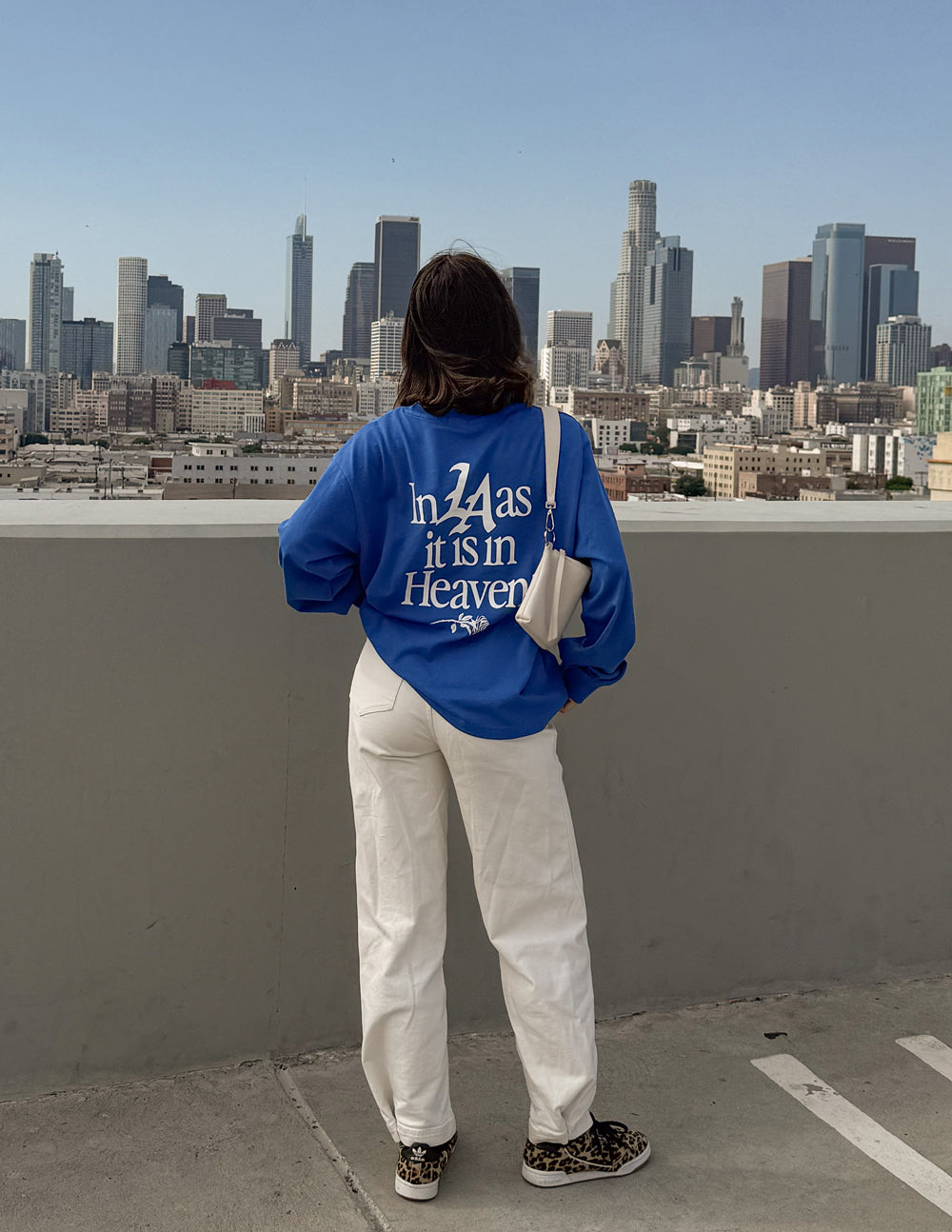 Pray for Los Angeles LS Heavyweight Tee