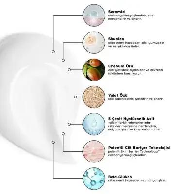 Cream Co. Hydrating Facial Moisturizer Set for Sensitive Skin: Hyaluronic Acid, Niacinamide, Vegan Skincare - Repair &amp; Protect, Improve Skin Texture