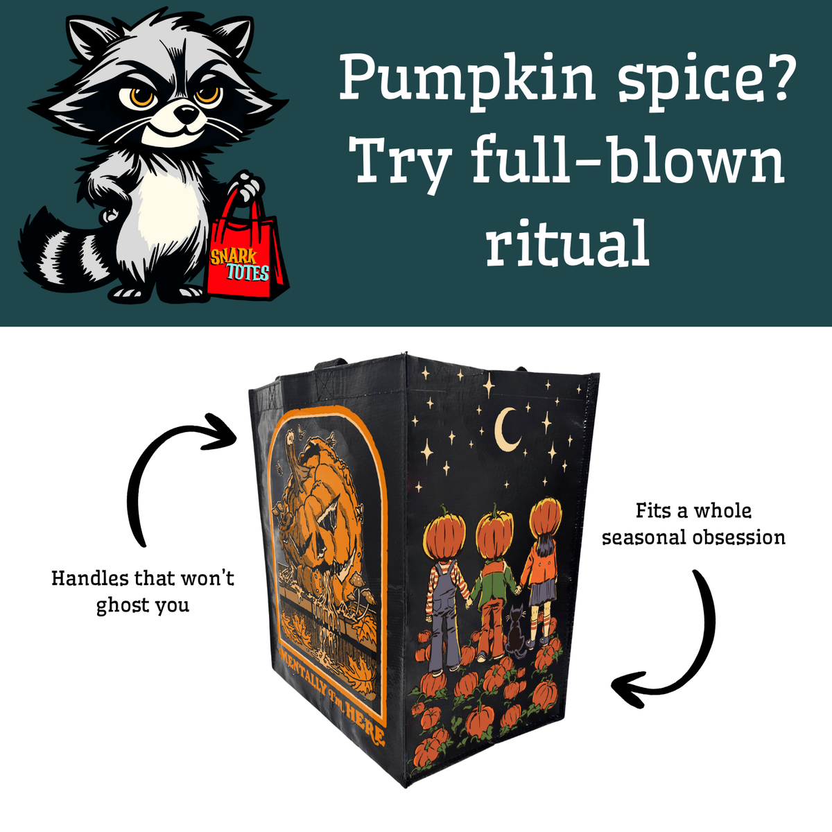 Pumpkin Cult Grocery Tote