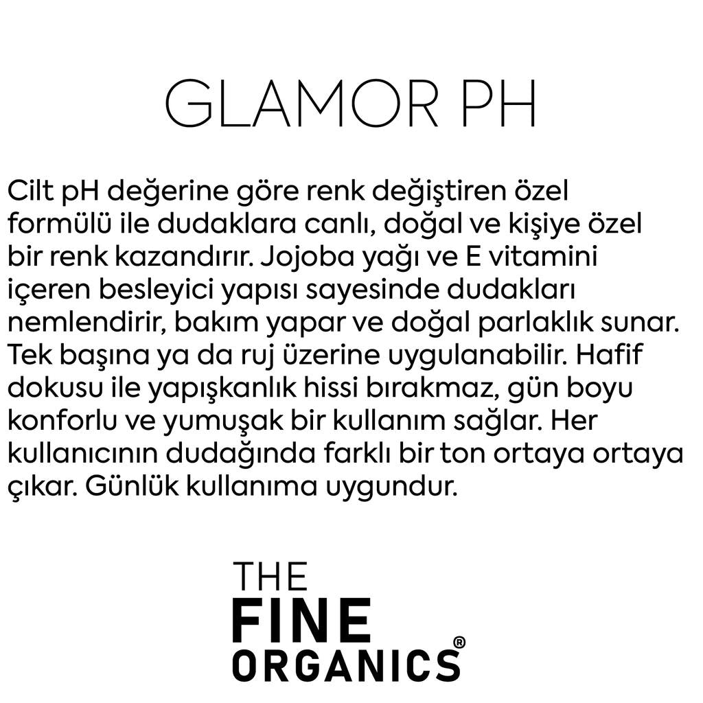 The Fine Organics GlamorPH pH-Color Changing Lip Oil 5 ml