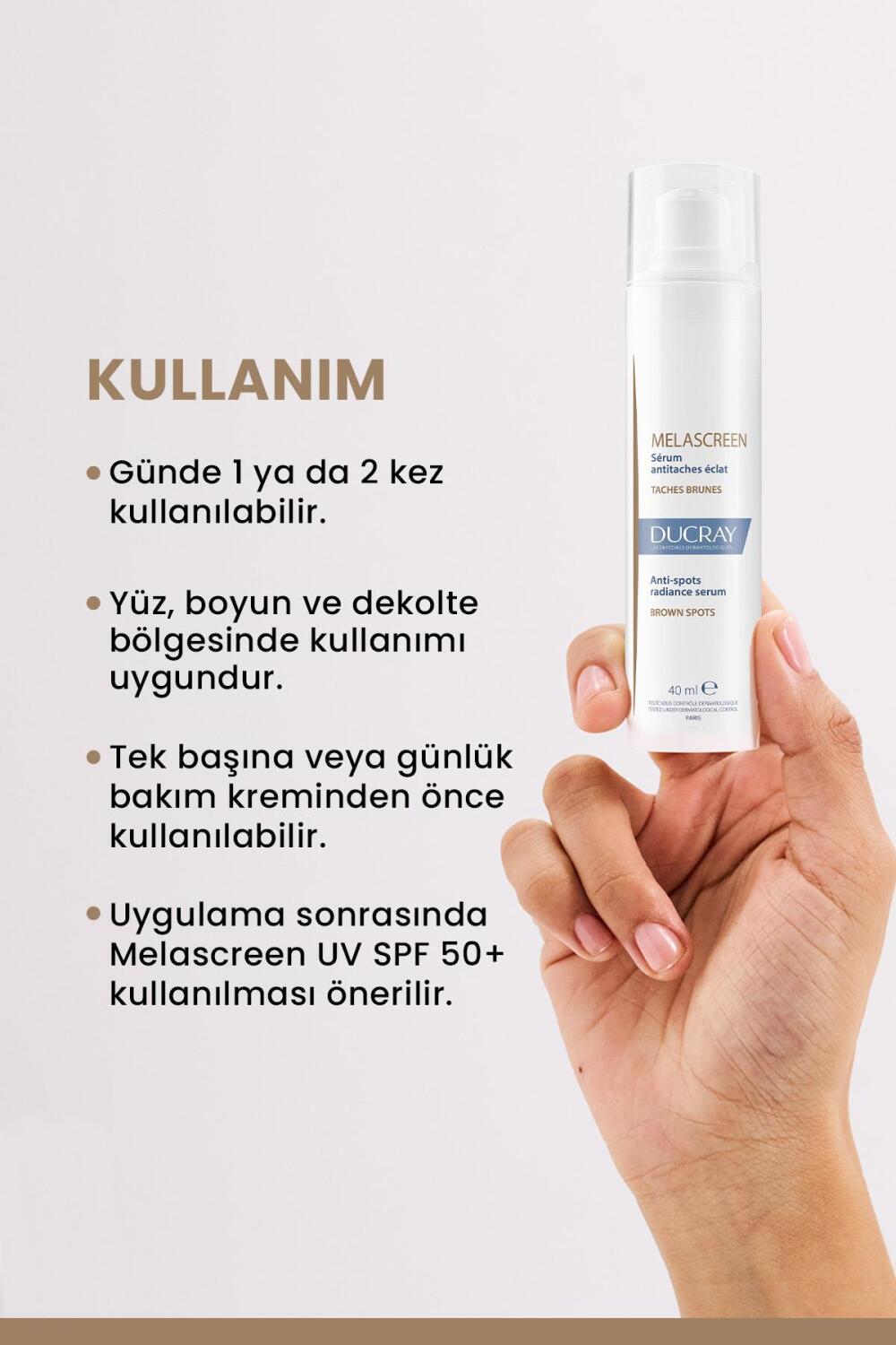 Ducray Melascreen Serum - Brightening &amp; Skin Toning Serum for Hyperpigmentation (40ml)