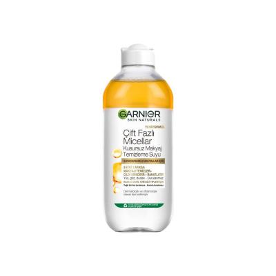 Garnier Micellar Makeup Remover - Double Phase Formula with Argan Oil, 13.53 fl oz - Gentle &amp; Effective for Sensitive Skin