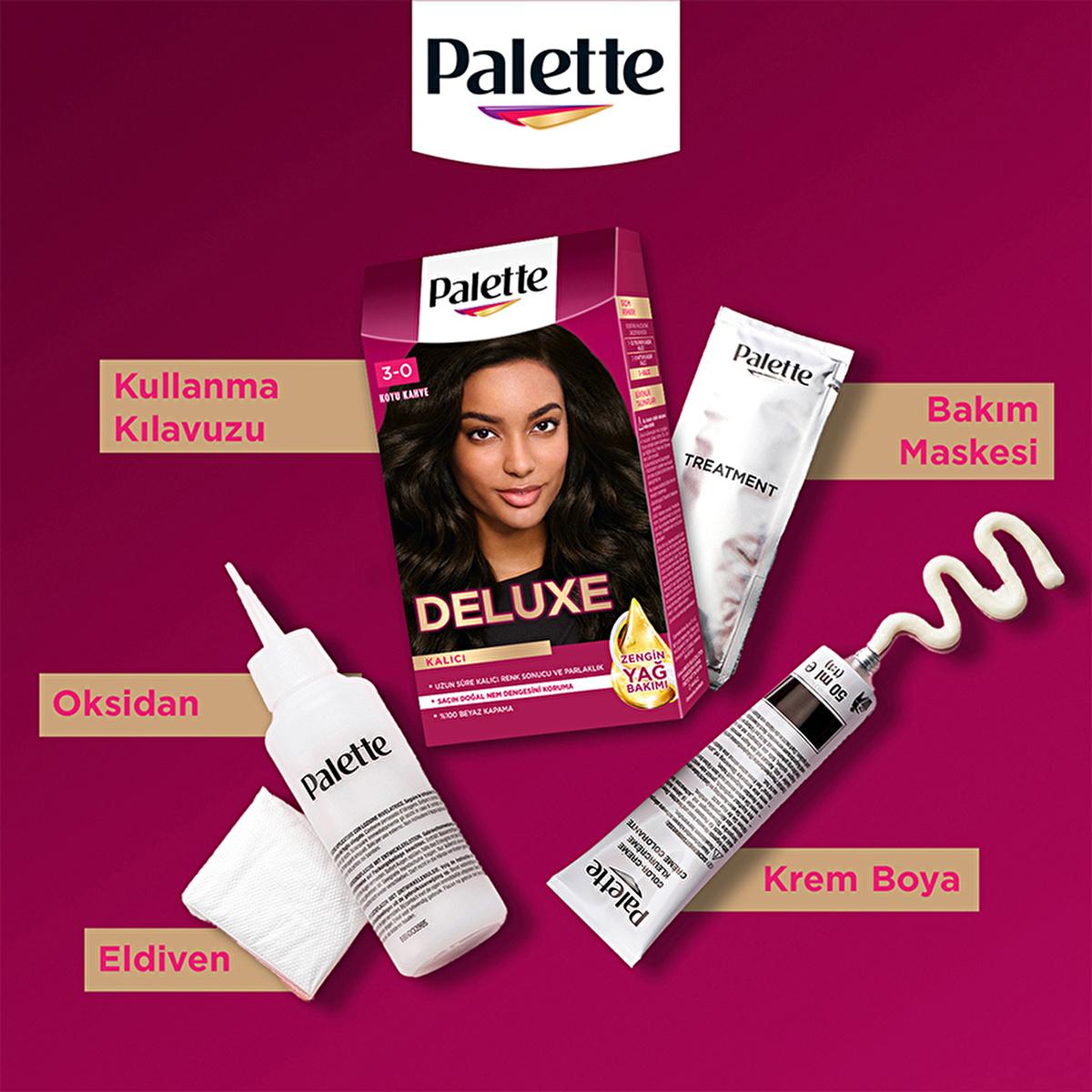Palette Deluxe Hair Dye - Long-Lasting Rich Color &amp; Nourishment for Vibrant Hair
