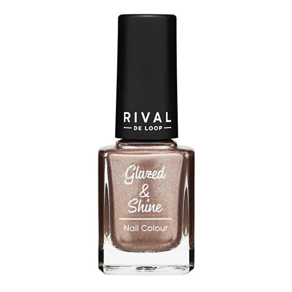 Rival de Loop Glazed &amp; Shine Metallic Nail Polish - Long Lasting, High Pigment Finish - 0.36 fl oz
