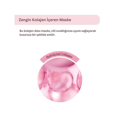 Dermal Korea Hydrogel Face Mask with Collagen - Anti-Aging Skincare, Intensive Hydration, Korean Skincare