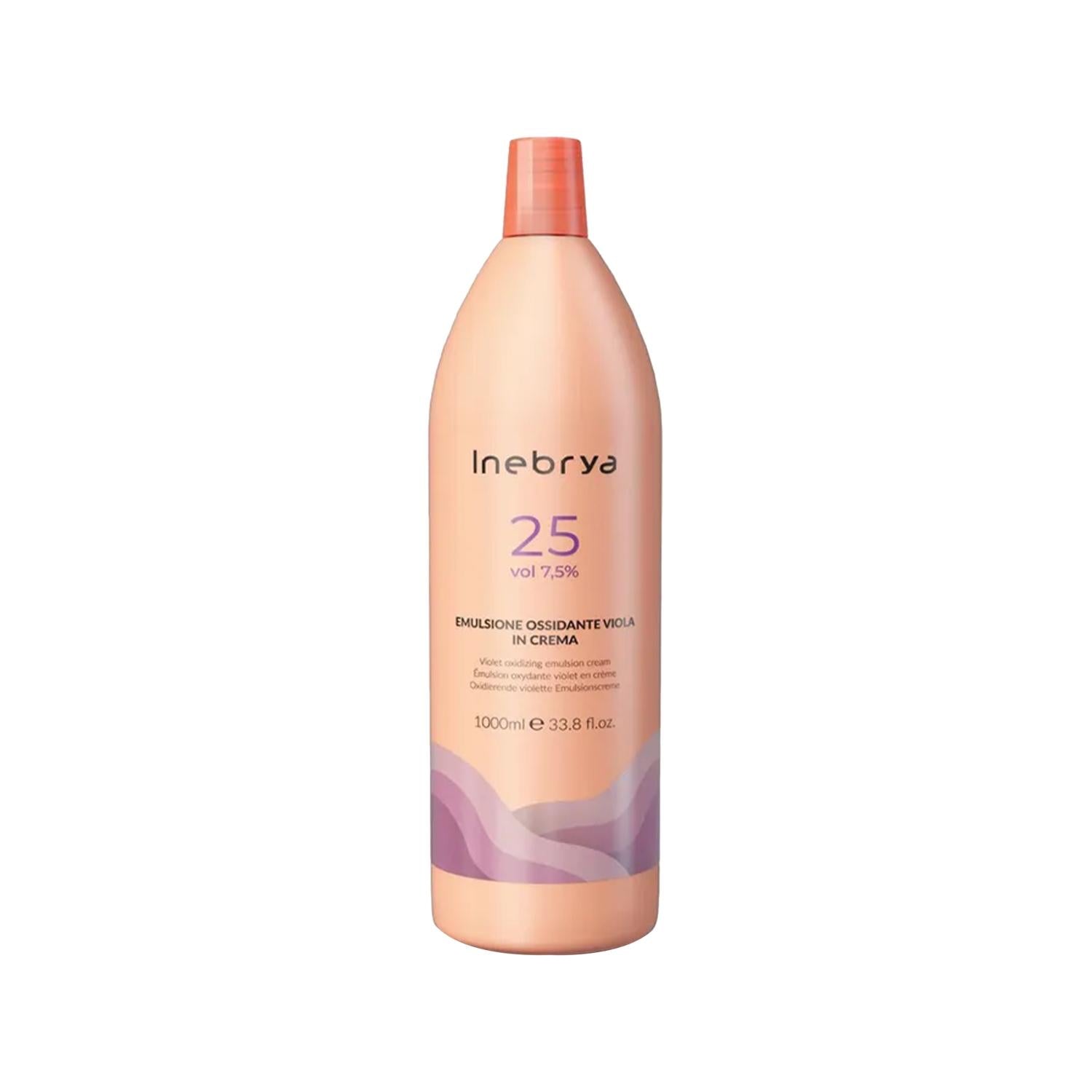 Inebrya Violet 25 Volume Oxidizing Cream for Hair Color 1000ml