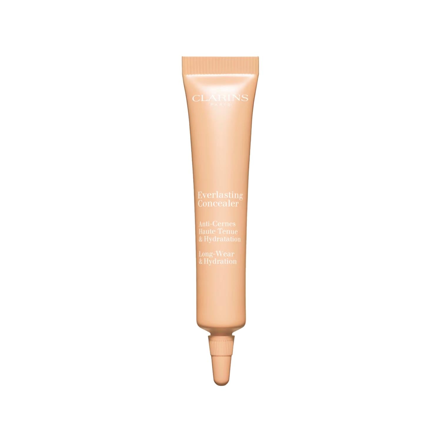 Clarins Everlasting Concealer 00: Long-Lasting, Light Shade Concealer for Blemish &amp; Dark Circle Coverage
