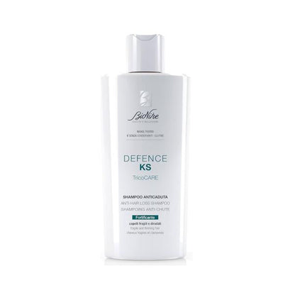 BioNike Defence KS Anti-Hair Loss Shampoo - Gentle, Biotin &amp; Niacinamide Enriched Formula for Thinning Hair, 6.76 fl oz