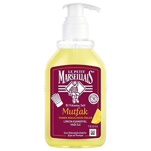 Le Petit Marseillais Lemon Kitchen Liquid Hand Soap - Natural, Odor Neutralizing &amp; Gentle for Sensitive Skin