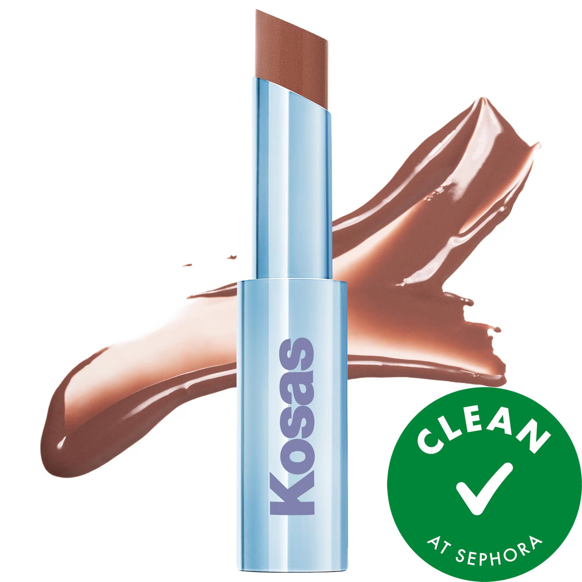 Wet Stick: Moisturizing Sheer Lipstick with Ceramides - Hydrating Lip Balm, Vegan &amp; Cruelty-Free - Natural Lip Color &amp; Plumping