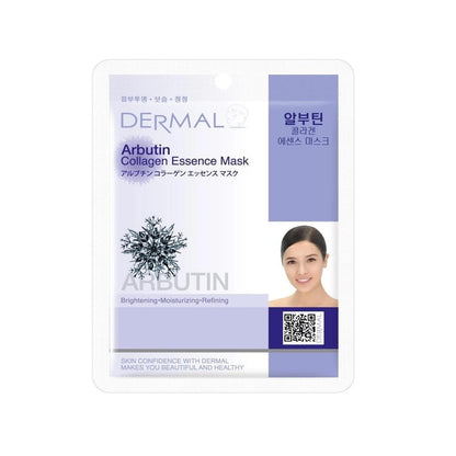 Dermal Arbutin &amp; Collagen Sheet Mask for Glowing Skin 23g