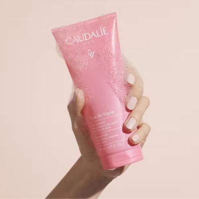 Caudalie Rose De Vigne Vegan Shower Gel - Gentle, Sulfate-Free Cleansing for All Skin Types, 6.76 fl oz
