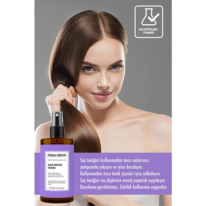 Maruderm Repairing Hair Care Tonic - Nourishes &amp; Repairs Damaged Hair with Argan Oil &amp; Amino Acids