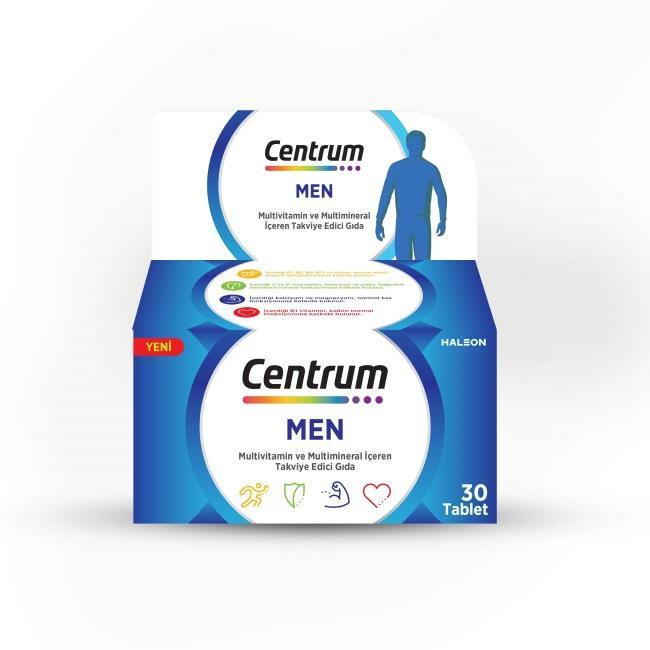 Centrum Men Multivitamin &amp; Multimineral Support 30 Tablets