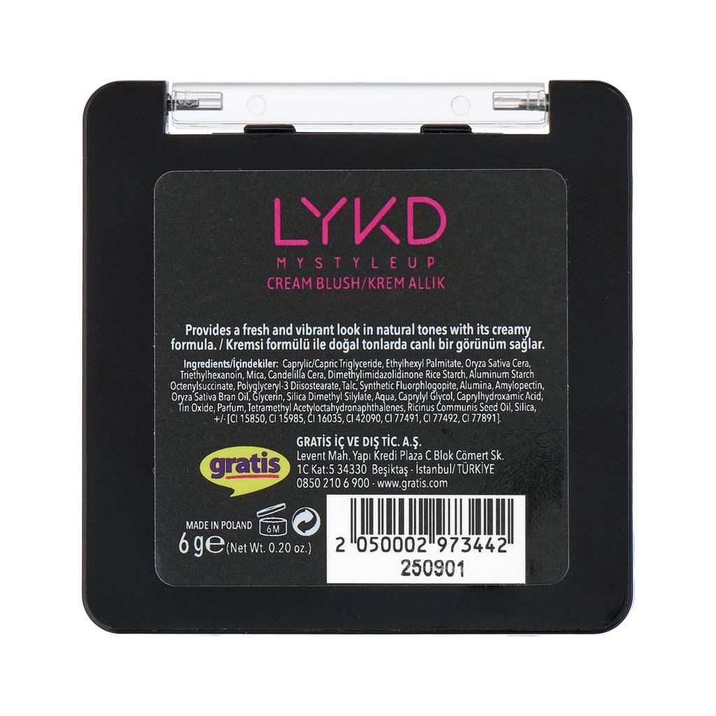 LYKD Cream Blush in 396 Spice for a Warm Natural Glow