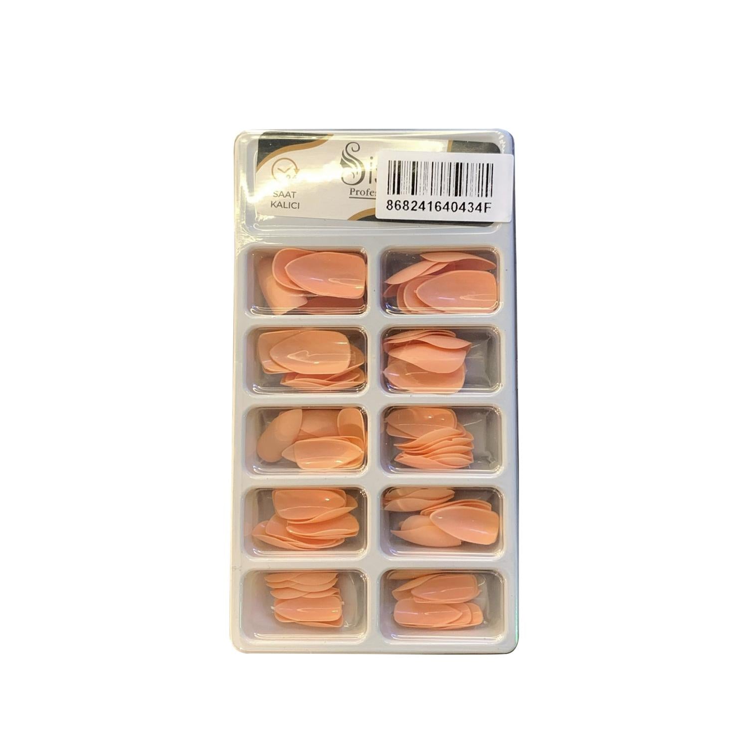 Sisa Professional Plastic Artificial Nail Tips - Durable &amp; Long-Lasting Nail Enhancement for DIY Beauty Enthusiasts