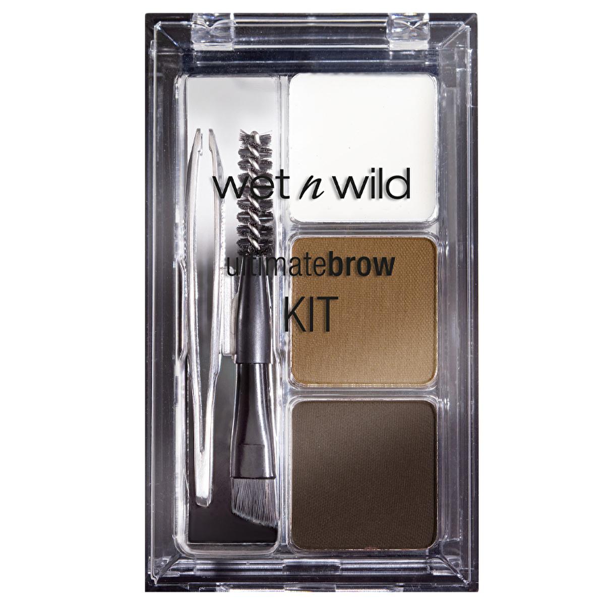 wet n wild Ultimate Ash Brown Eyebrow Kit: Define &amp; Shape Brows with Long-Lasting Color