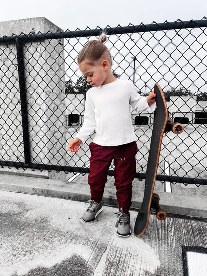VETERAN SLIM FIT JOGGER - CRIMSON