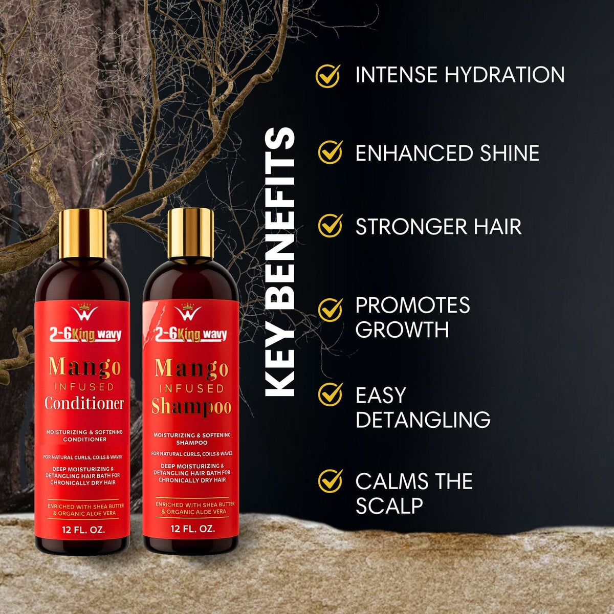 Mango Shampoo &amp; Conditioner Duo for Dry Hair