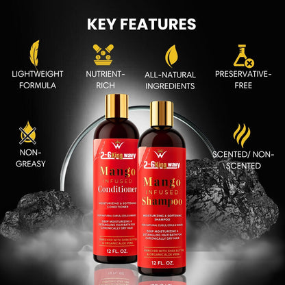 Mango Shampoo &amp; Conditioner Duo for Dry Hair
