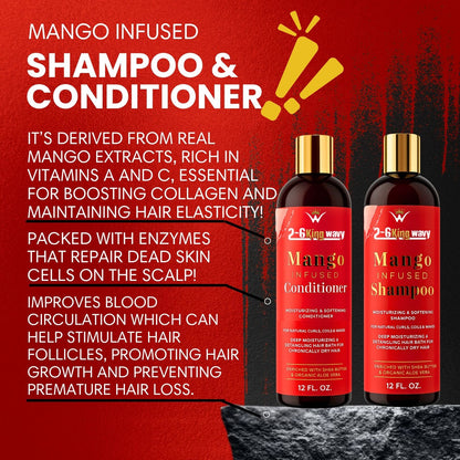 Mango Shampoo &amp; Conditioner Duo for Dry Hair