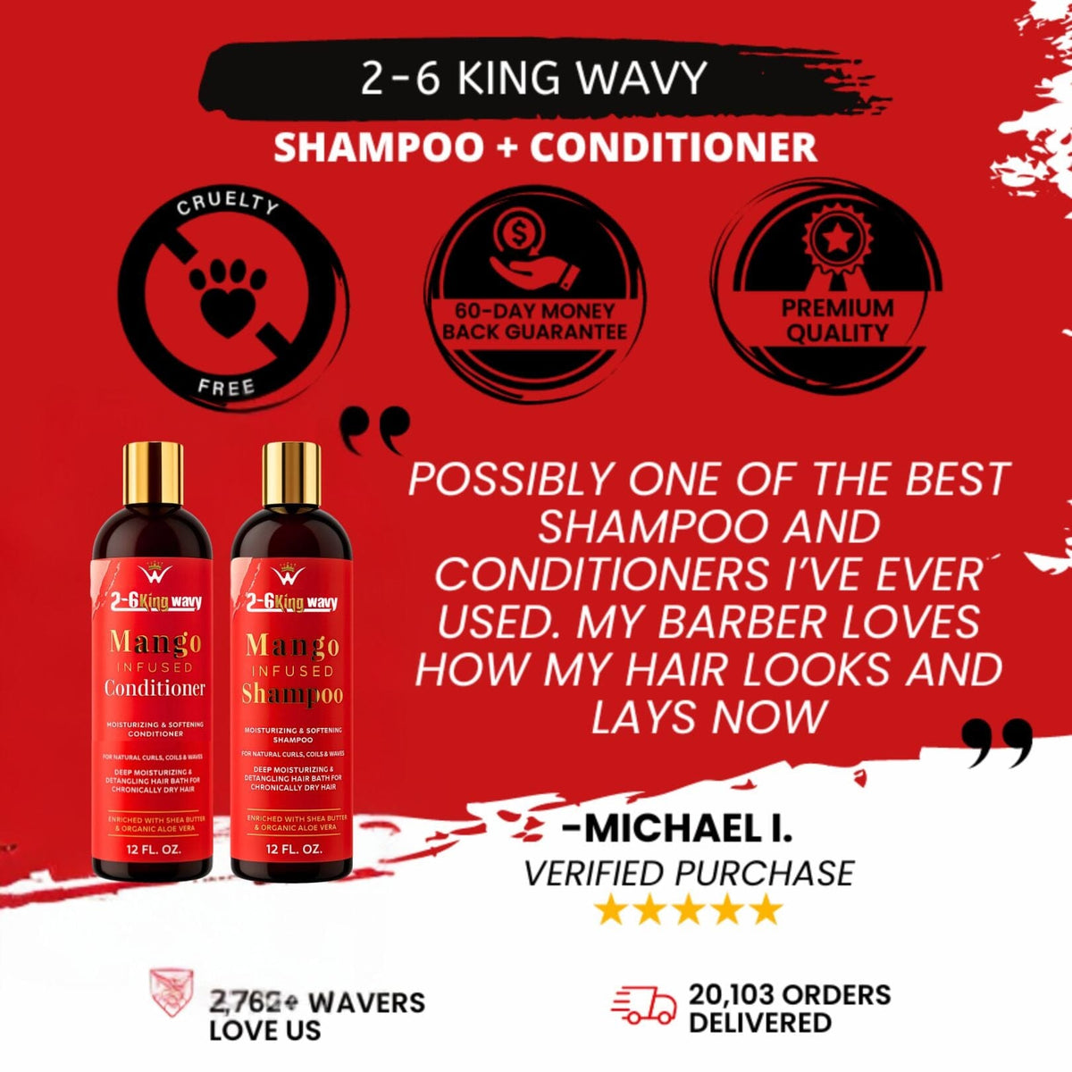 Mango Shampoo &amp; Conditioner Duo for Dry Hair