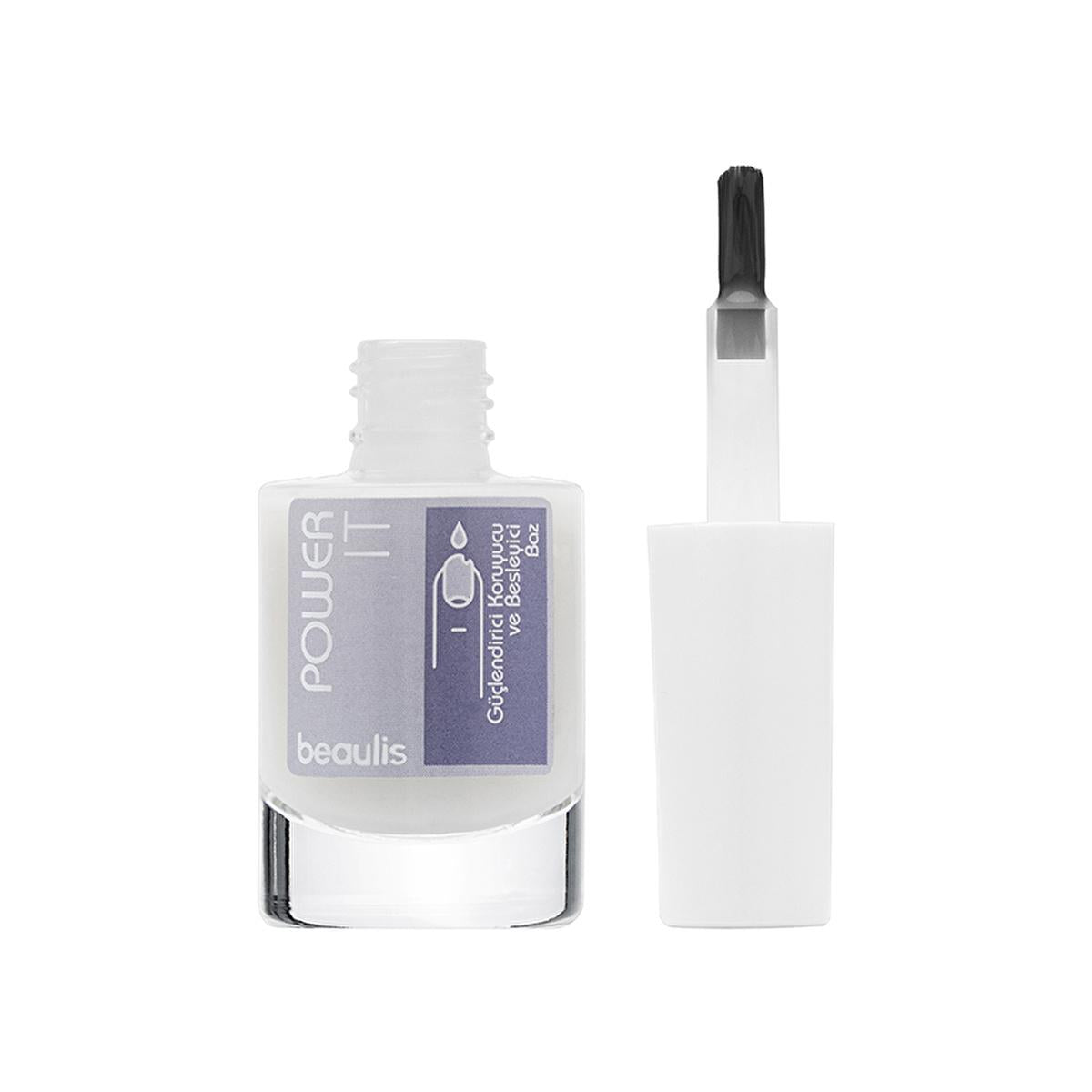 Beaulis Power It Nail Nourisher 999 Transparent - Nourishing Nail Care for Strong &amp; Shiny Nails