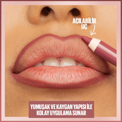 Maybelline New York Lifter Liner Lip Liner - Precise Definition, Long-Lasting, Jojoba Oil &amp; Hyaluronic Acid