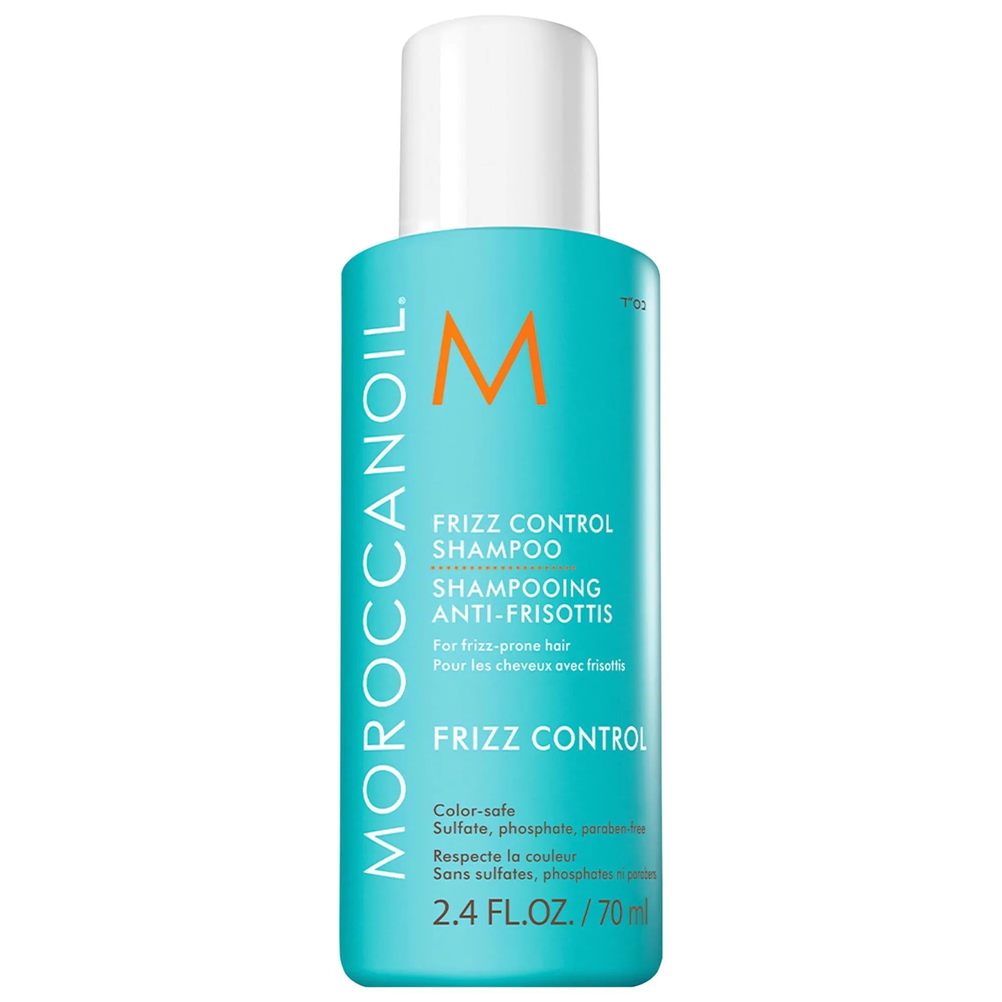 Moroccanoil Mini Frizz Control Shampoo: Tame Frizz, Boost Shine, Sulfate &amp; Paraben-Free - 72-Hour Humidity Protection