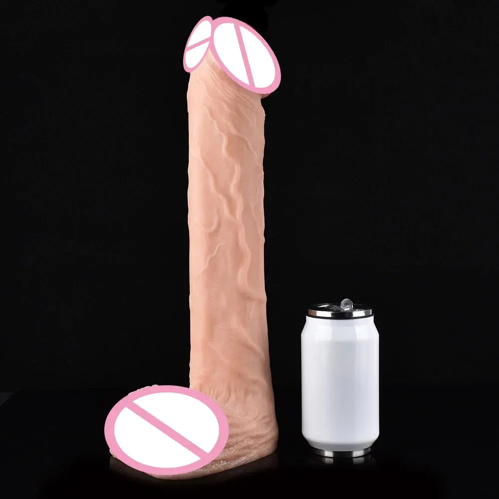FAAK 16.5in huge long dildo realistic penis massive cock sex toys for women anal massage masturbator clitoral stimulate sex shop SHOPEZRA L.L.C.