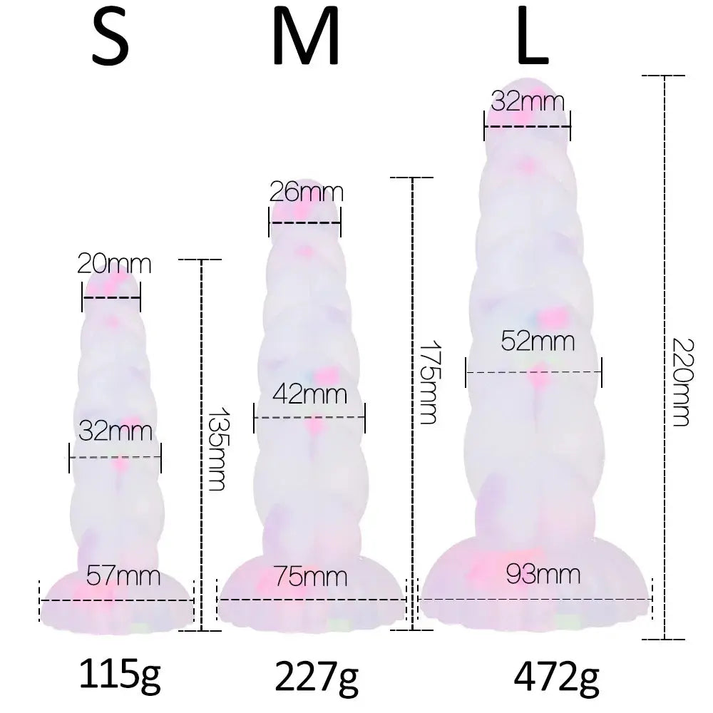 Glowing Dildo Realistic Penis Sex Toys for Women Masturbate Jelly Dildo Anal Plug Adult Toys Big Dick Erotic Sex Shop SHOPEZRA L.L.C.