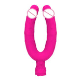 Double Ended Realistic Dildo Flexible Vibrating Dildos Double Sided Lesbian Anal Play G-spot Stimulator Sex Toys Masturbators SHOPEZRA L.L.C.