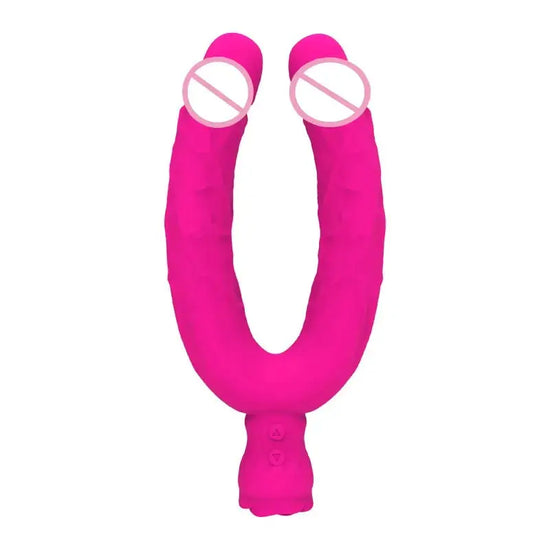 Double Ended Realistic Dildo Flexible Vibrating Dildos Double Sided Lesbian Anal Play G-spot Stimulator Sex Toys Masturbators SHOPEZRA L.L.C.