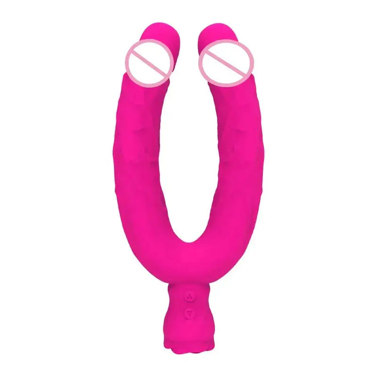Double Ended Realistic Dildo Flexible Vibrating Dildos Double Sided Lesbian Anal Play G-spot Stimulator Sex Toys Masturbators SHOPEZRA L.L.C.