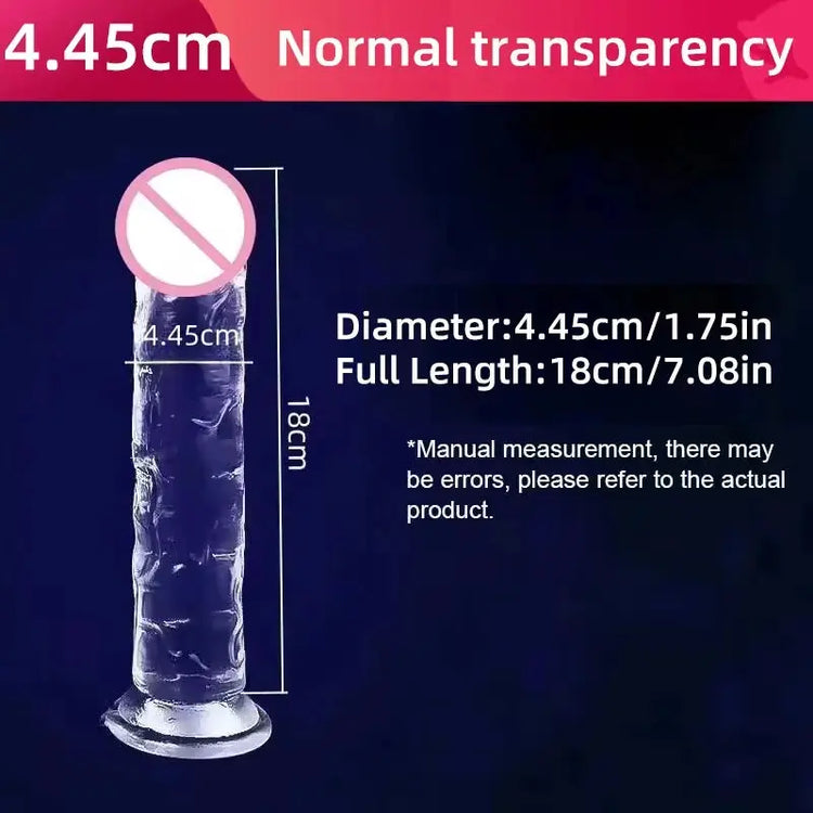 Realistic Dildo Jelly Penis Suction Cup Dildo Realistic Sex Toys For Lesbian Women Female Masturbator Big Dick Fake Dick SHOPEZRA L.L.C.