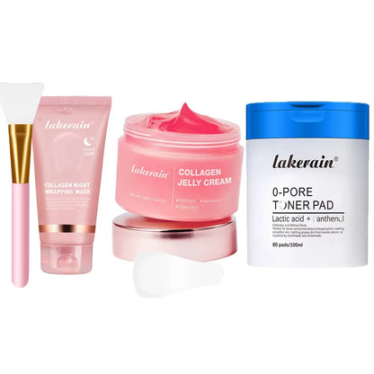 Korean Deep Collagen Mask Peel Off Mask Face Anti Wrinkle Lifting  Skin Care Masks Bio Pack Night Wrapping Woman Overnight Skin