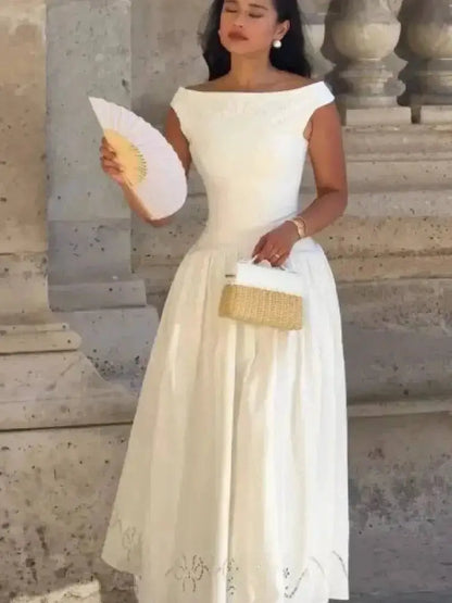 Trendy Minimalist Dress Romantic Stylish Vintage Dresses Women Bridesmaid Party Modest Street Summer Outfits by Dropshipman